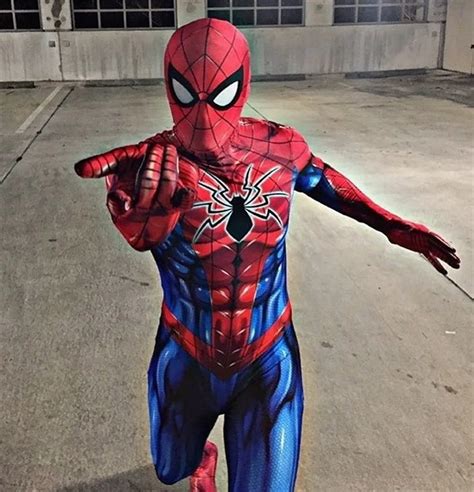 Spider man mascot